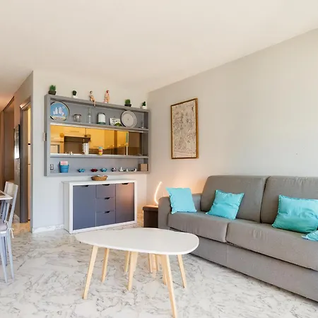 Appartement Belle Vue Centre Juan Les Pins, Résidence Avec Gardien ,parking Prive, 4 Pers, Front De Antibes